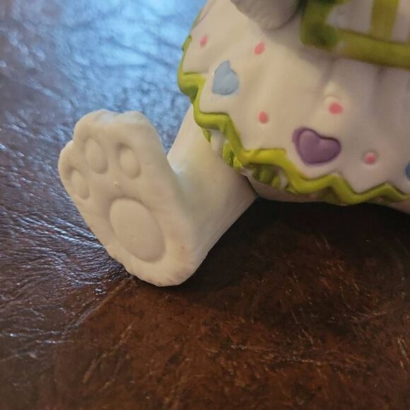 Department 56 Vintage 1984 Jointed Andy Mandy Easter Bunny Rabbit Bisque in box - Picture 11 of 16